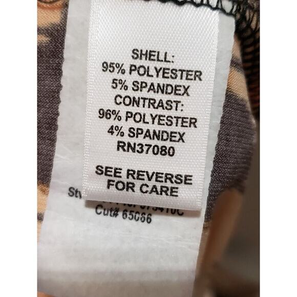 Cato Women's Multicolor Polyester Scoop Neck Short Sleeve Long Maxi Dress Size L - Picture 8 of 12